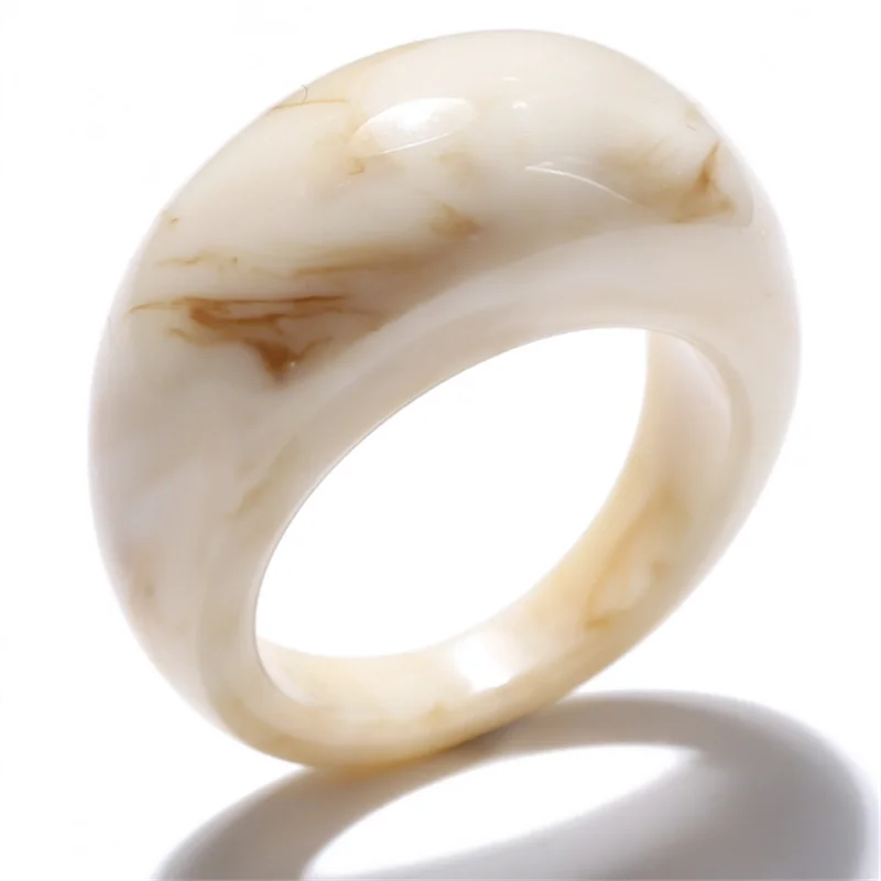 

Simple Creative Resin Ring Finger Accessories for Women Jewelry Gifts