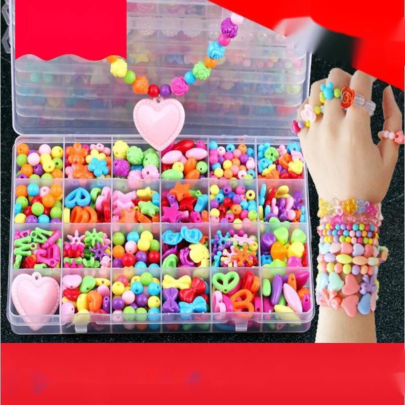 Красочные DIY игрушки браслет для девочек изготовления ювелирных изделий Набор