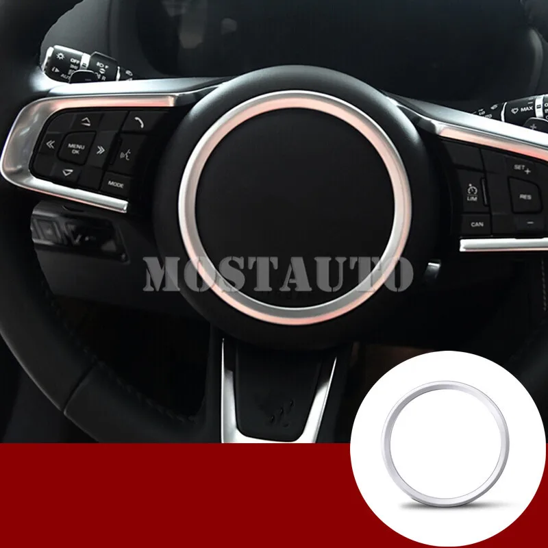 Внутренняя Обложка на руль из АБС пластика с блестками для Jaguar F Pace X761 XE X760 XF X260 1