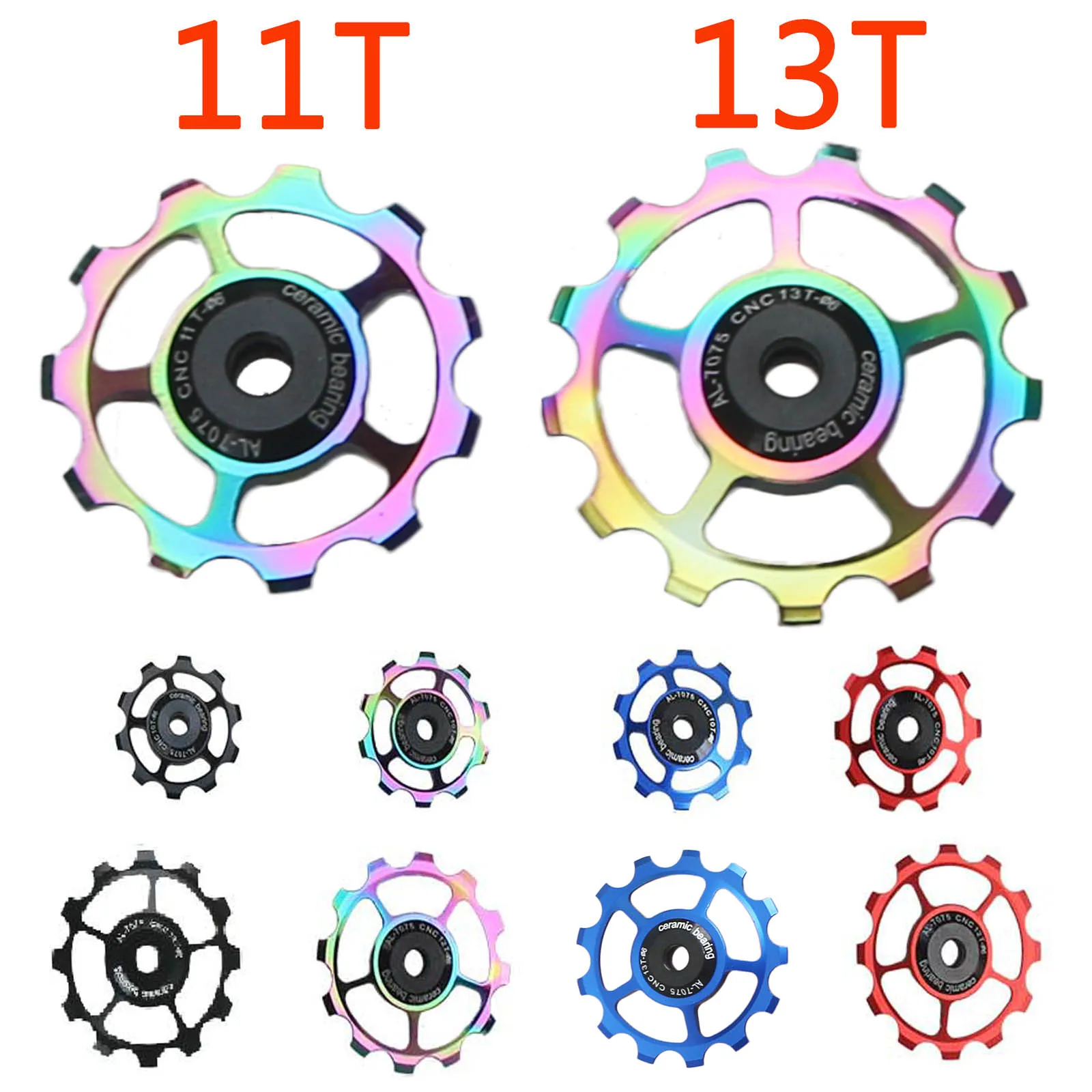 S Rear Derailleur Pulley Roller Idler Bearing Jockey Wheel For Shimano Sram