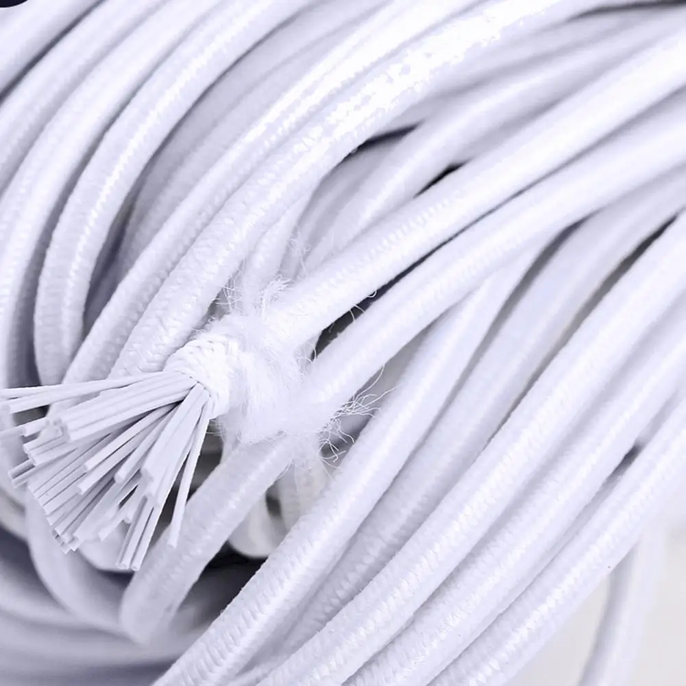 

In-stock 45Meters 2mm Colorful Round Hair Elastic Band Elastic Line Elastic Rope Rubber Waist Band DIY Sewing Accessories