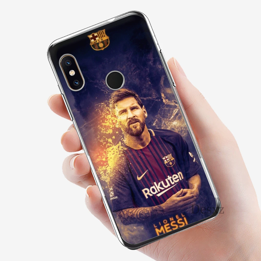 H12 Мобильный чехол для телефона для Xiaomi Redmi Note 4 4X3, 5, 6, 7 Pro 5A твёрдая обложка защиты Футбол Лионель Leo 10 - Цвет: H12