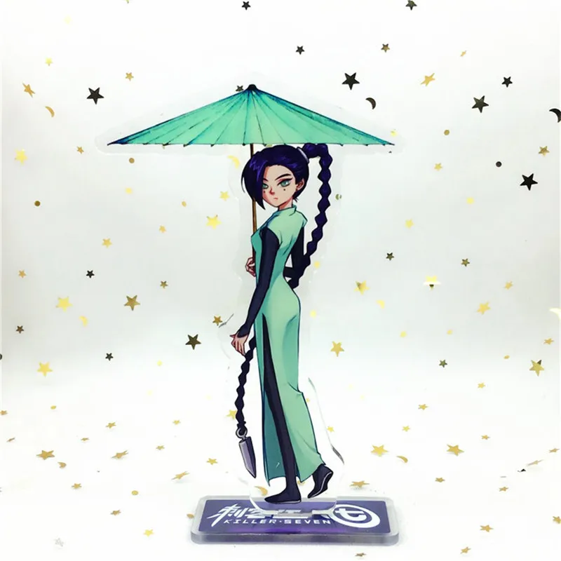 Ножницы семь цепи для брюк в стиле аниме акриловый брелок человек женщин ключ