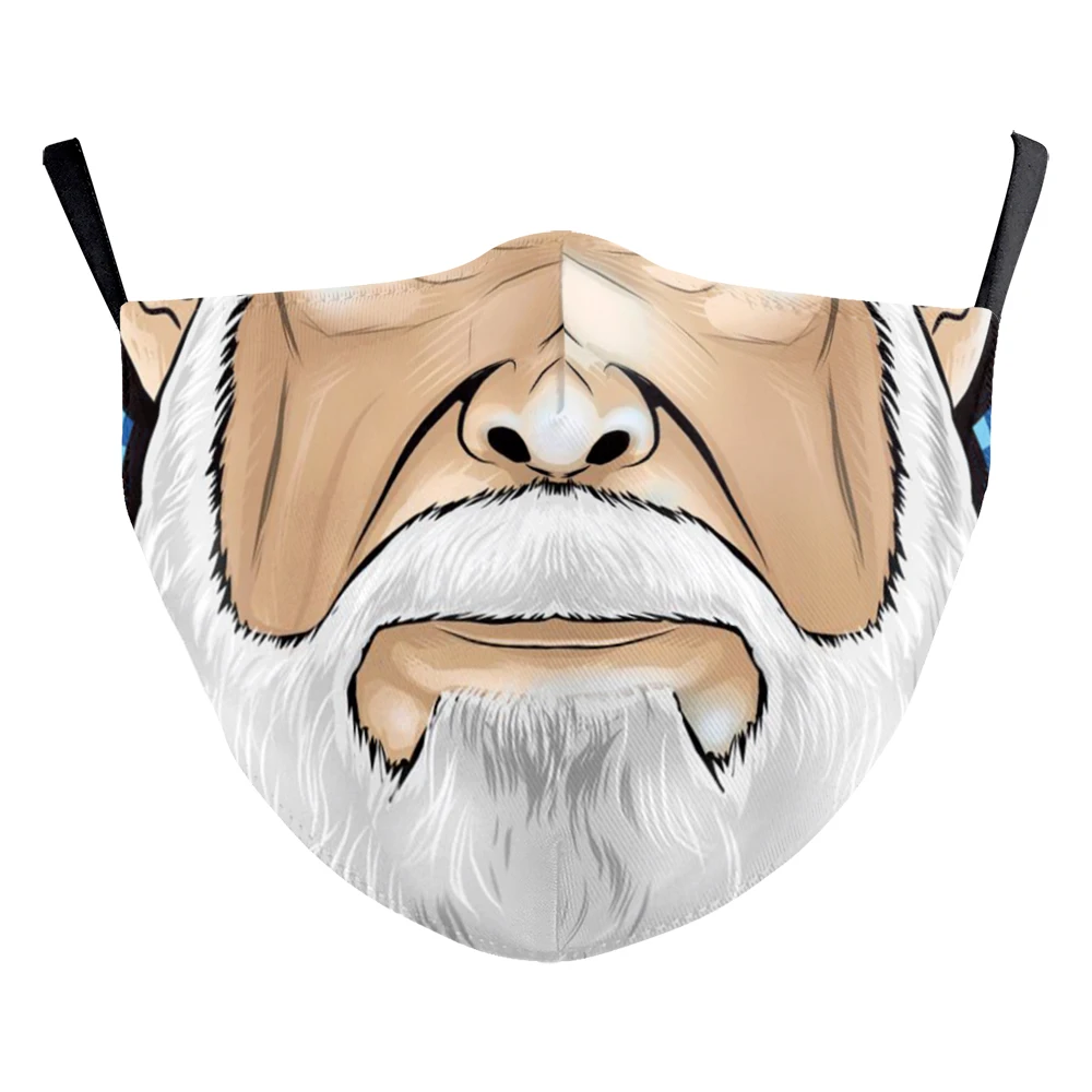 

Cosplay Face Mouth Print Masks Adjustable Reusable Adult Kids Mouth Cover Fashion Outdoor Unisex Breathable Mask With Filters