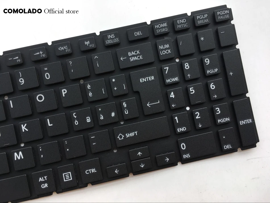 Это Итальянский клавиатура для ноутбука Toshiba Satellite L50 B L50D L50T белый без рамки