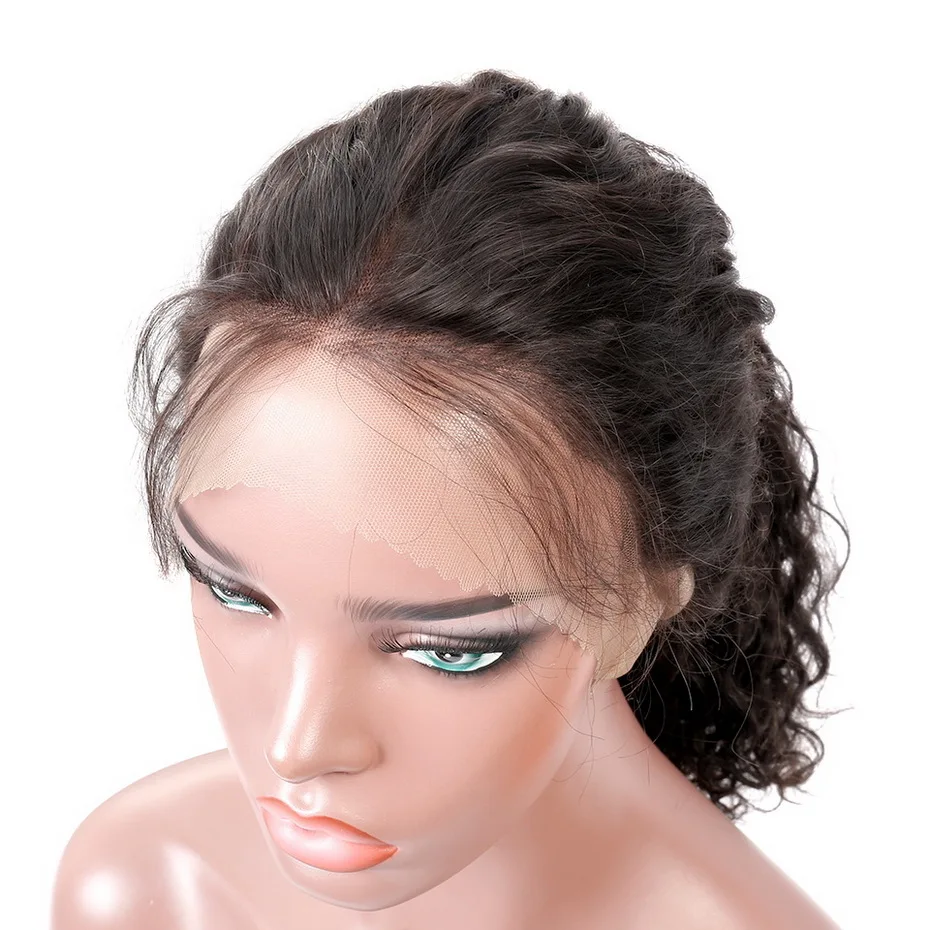 Glueless 13x6 волнистые волосы на кружеве, парик 150%, предварительно выщипанные бразильские волосы remy 28, 30 дюймов, человеческие волосы на шнурке, парики для женщин ms lula