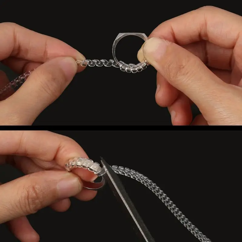 

12 Pack 4 Sizes Spiral Tightener Ring Size Adjuster For Loose Ring Jewelry Guard