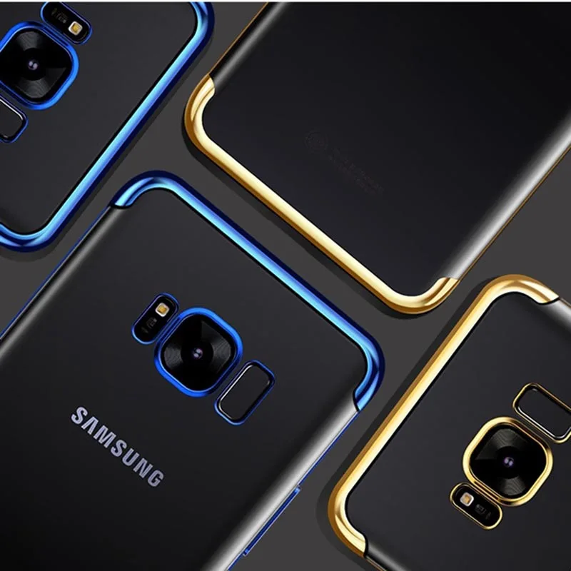 Прозрачный чехол с покрытием для Samsung Galaxy A10 A40 A50 A70 A20 A30 S10 S8 S9 Plus S10e A20E M20