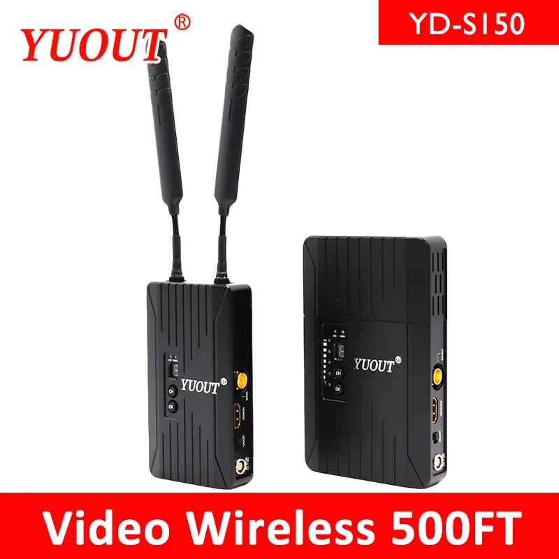 Беспроводная передача YUOUT HDMI SDI 150 м/500 футов 5 ГГц WHDI система передачи 1080P HD видео ТВ