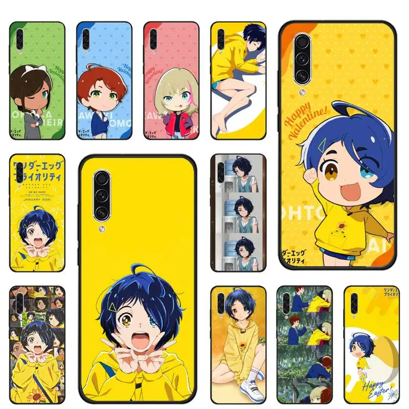 

Anime wonder egg priority cute girl Phone Case For Samsung galaxy S note 7 8 9 10 20 fe edge A 6 10 20 30 50 51 70 lite plus