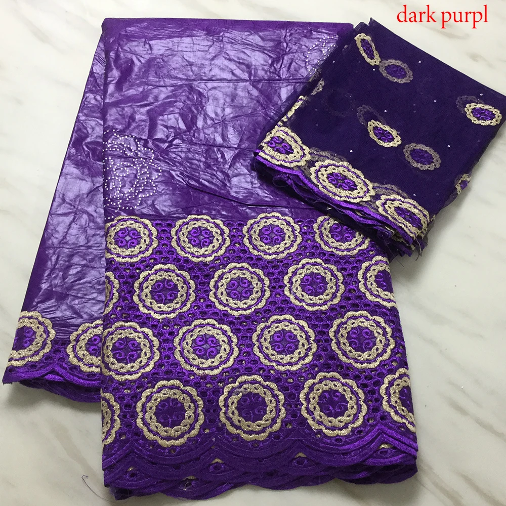 Latest Design Orange Bazin Riche Evening Dress Embroidery African Wine Red Lace Fabric DIY Sewing Rhinestone KRL-97189 | Дом и сад