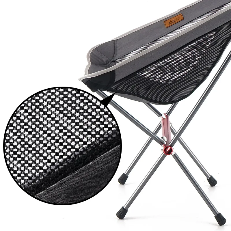 Online Açık Katlanır Sandalye Alüminyum Alaşım Taşınabilir Ay Sandalye Kamp Balıkçılık Plaj Tembel Direktörü Katlanır Sandalye Tabure Kamp Sandalyesi