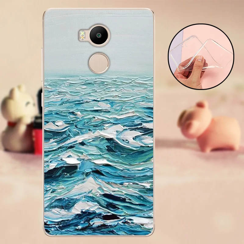 CROWNPRO чехол для телефона для Xiaomi Redmi 4 PRO 32GB Fundas Мягкий силиконовый чехол 5," для Xiaomi Redmi 4 PRO Prime TPU задняя защита - Цвет: SYYHH