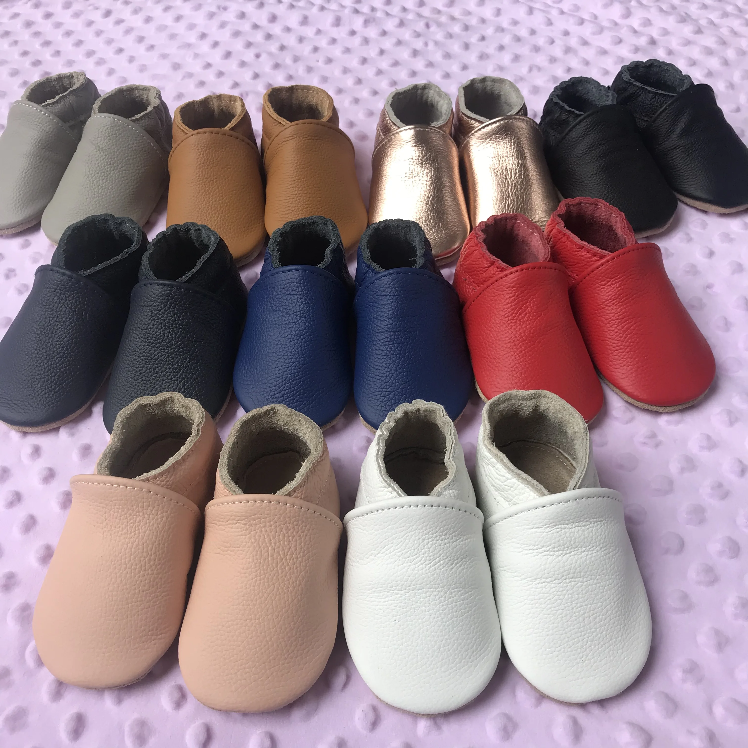 Baby Shoes  First Walkers Soft Leather Crib Shoes Toddler Slipper Booties Infant Moccasins For Boys And  Girls Crawling Sneakers images - 6