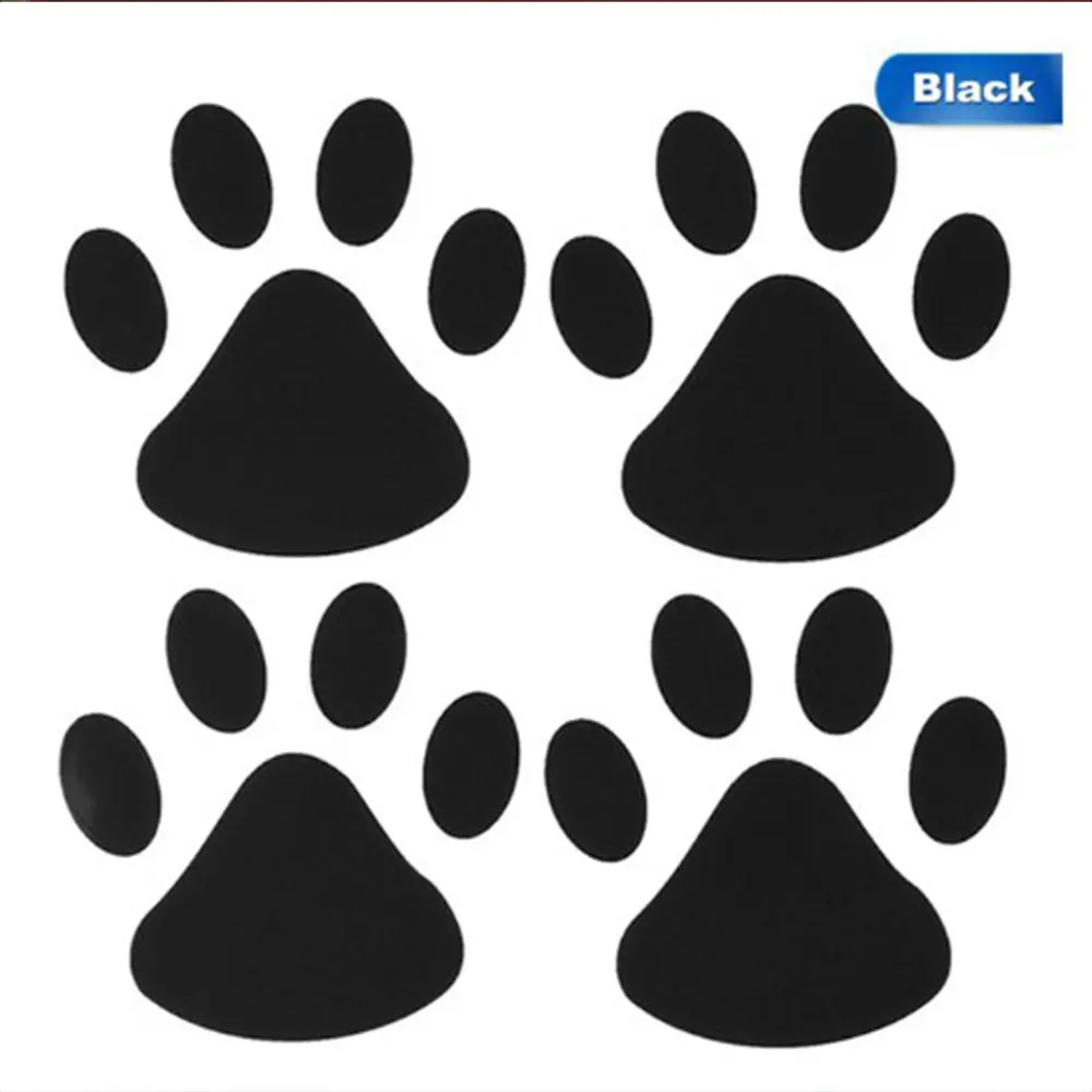 Крутая наклейка на автомобиль дизайн лапы 3D Животные Собака Кошка медведь