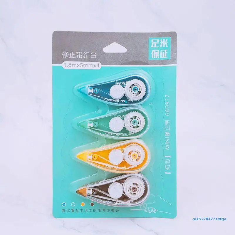 

583D 4pcs/set 5m Mini Correction Tape Stationery Corrector Kids Student Altered Tapes School Supplies