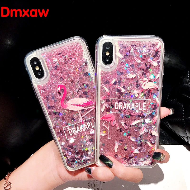 Для OPPO Reno 6 5 Pro Lite 5z 4 SE 3 2Z 2F 2 A93 A53 A37 A33 A12 A12E A5S A3S чехол Единорог Фламинго Блестящий