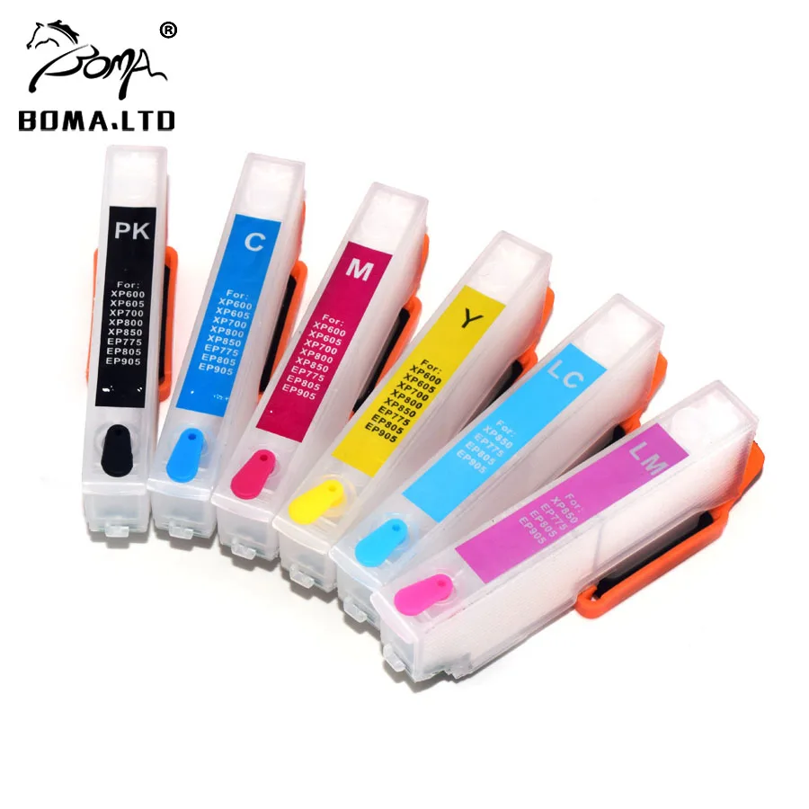BOMA.LTD ITH ITH-BK Bulk Ink Cartridge For Epson EP-810AW EP-810AB EP-811AB EP-711A EP-709A EP-710A With ARC Reset Chip | Компьютеры и