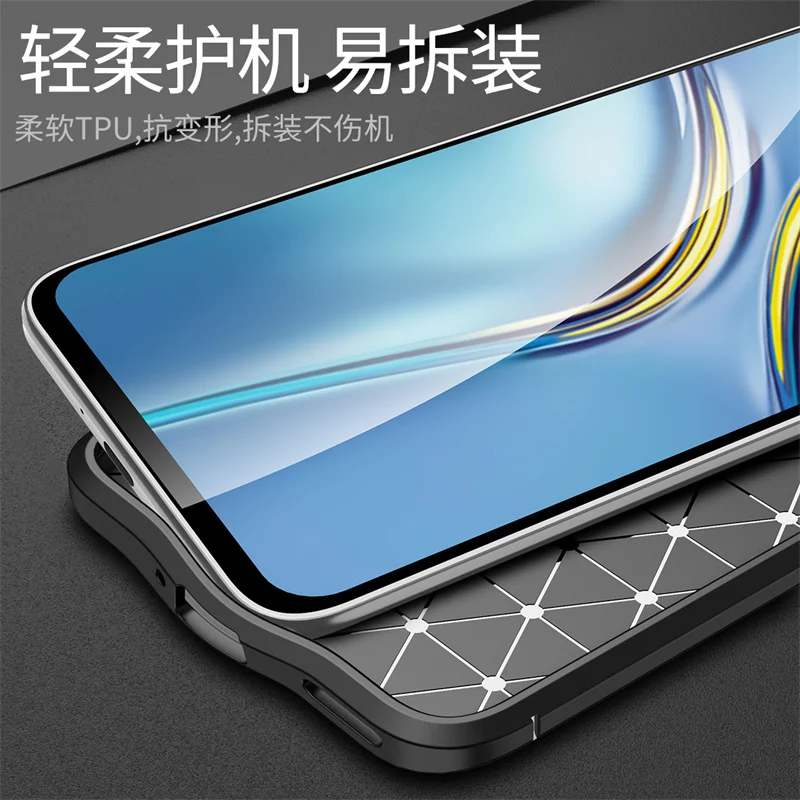 For Huawei Nova 8i Case For Huawei Nova 8i Capas Shockproof Phone Bumper Back Soft TPU Leather Cover For Huawei Nova 8 8i Fundas