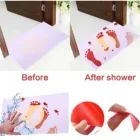 Декоративный коврик для ванной на Хэллоуин вечерние меняющий цвет красного цвета при намокании-Сделайте свою собственную атмосферу кровяного ног