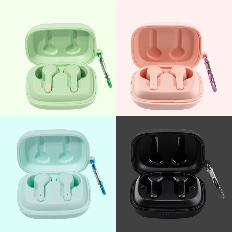 TWS милый кот беспроводные наушники Bluetooth 5 0 гарнитура Macaron с микрофоном зарядная