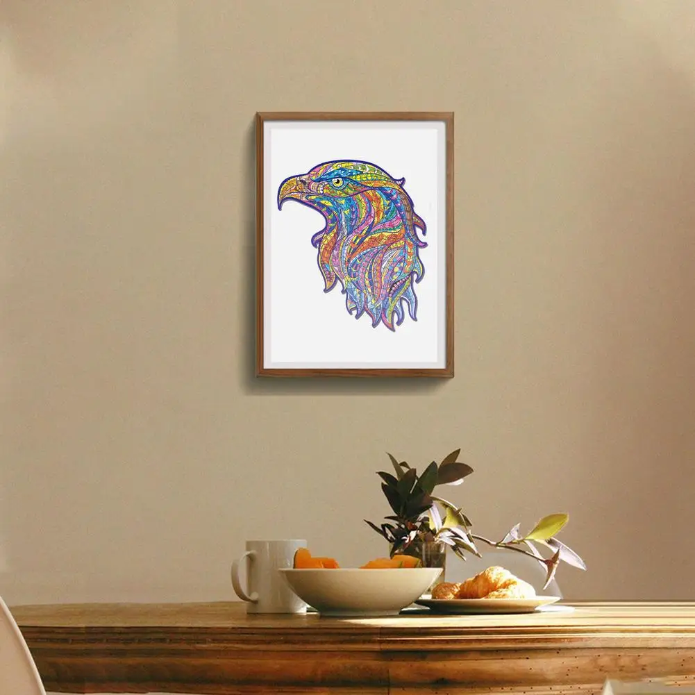 120 шт уникальные деревянные головоломки животных таинственный Орел игрушки