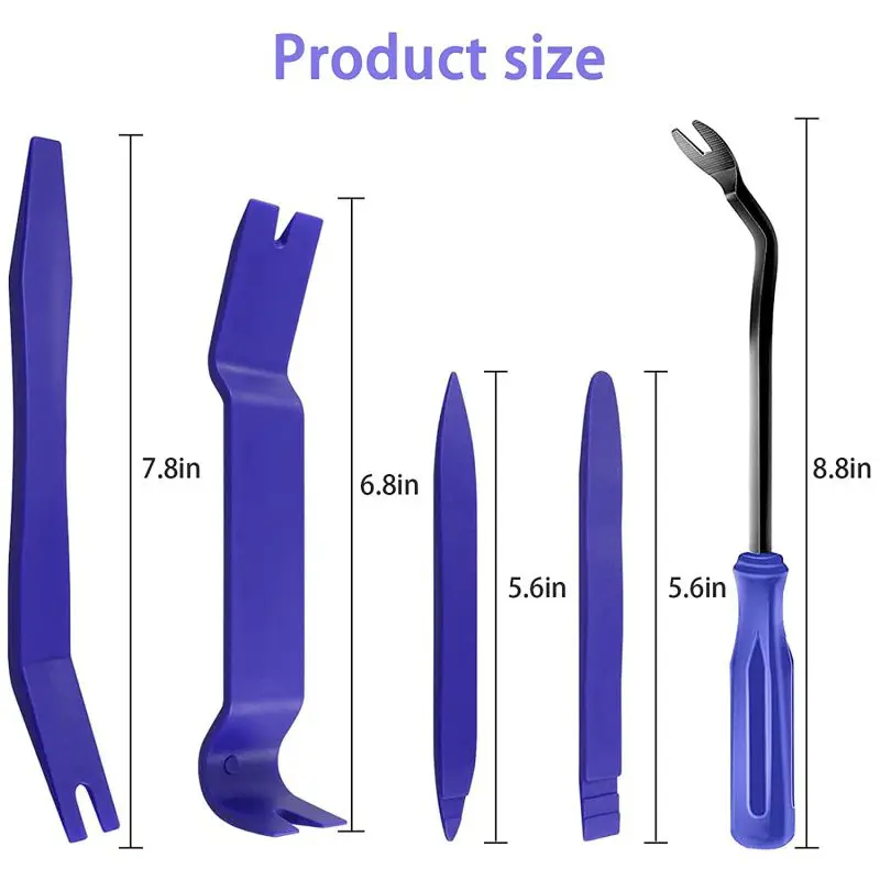 5 шт. набор инструментов для монтажа и снятия панелей автомобильных дверей |