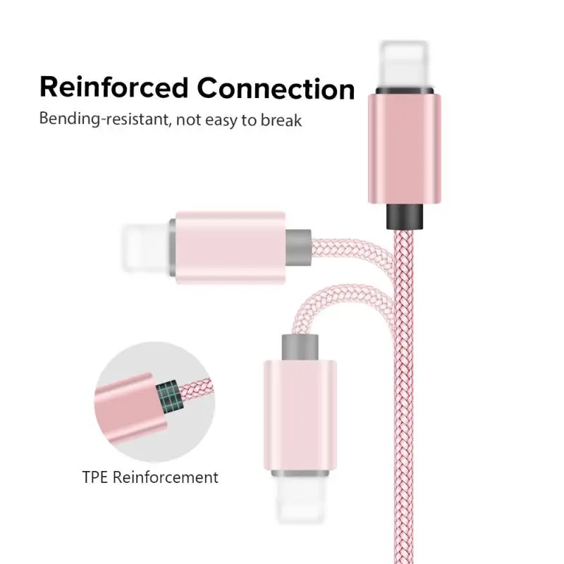 Высококачественный кабель для быстрой зарядки lightning micro type c usb-кабель передачи