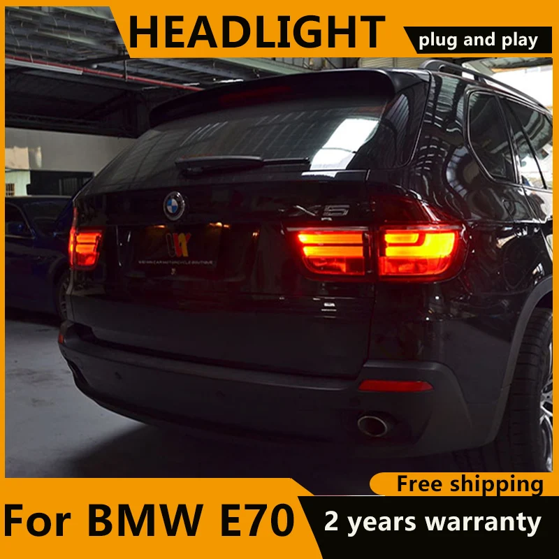 

KOWELL Car Styling Tail Lamp for BMW E70 X5 Tail Lights 2007-2013 for E70 Rear Light DRL+Turn Signal+Brake+Reverse