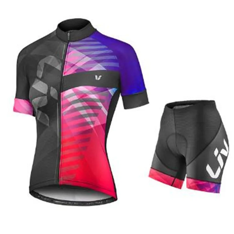 

New Women's Professional Cycling Clothing Set Quick-drying Mountain Bike Cycling Clothing Maillot Delivery Location
