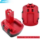 Turpow 3500mAh 12 V Ni-MH BAT043 Аккумулятор для BOSCH BAT043 GSR 12 VE-2,GSB 12 VE-2,PSB 12 VE-2, BAT045 BTA120 сменный аккумулятор
