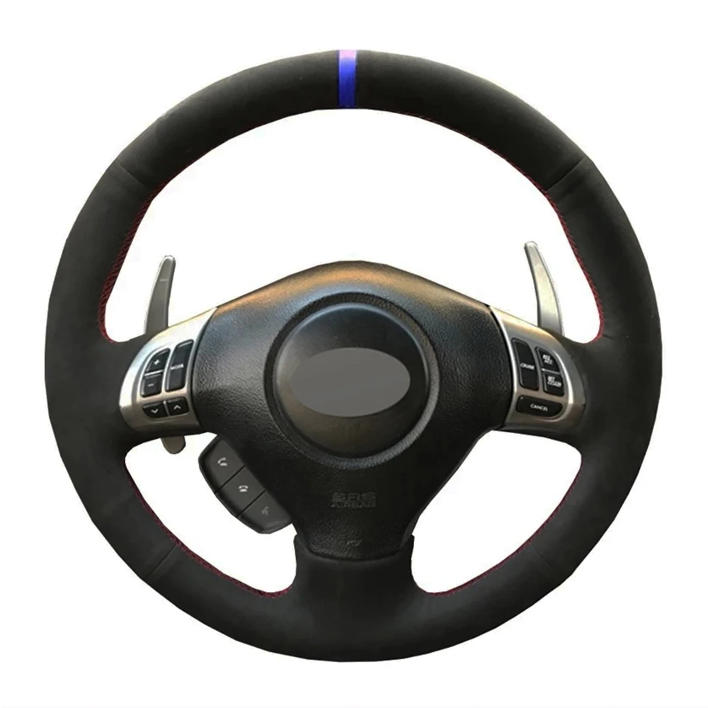 

Anti-slip Black Suede Car Steering Wheel Cover For Subaru Forester 2008-2012 Impreza 2007-2014 Legacy Outback 2006-2009 Exiga 2