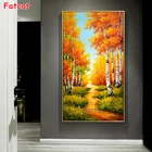Алмазная вышивка, круглые алмазы, Европейский кленовый лес, пейзаж, полная стразы, алмазная живопись, вышивка крестиком PP1494