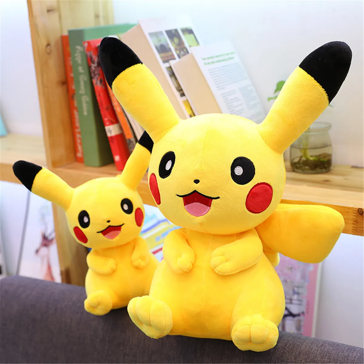 28-65 см Kawaii Pikachu плюшевые игрушки милые мягкие игрушки мультфильм Пикачу чучело животных плюшевые куклы подушка для сна детские игрушки Детский подарок