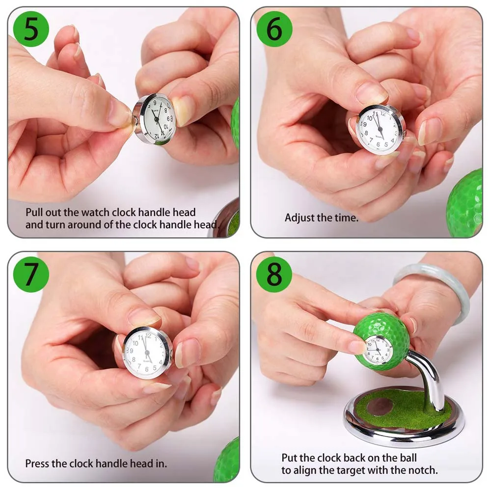 Настольная мини-подставка для телефона с ручками гольфа набор из 2 предметов