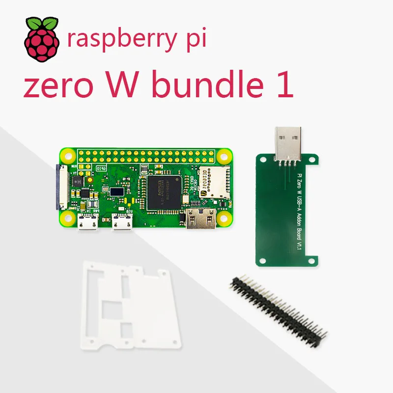 Raspberry Pi Zero W DEV Kit 1 ГГц одноядерный процессор 512 МБ ОЗУ 2 4 Wi Fi Bluetooth комплект включает