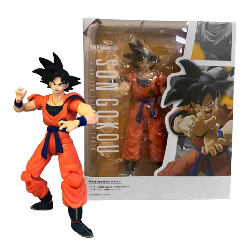 Фигурка Драконий жемчуг Z Earth Youngster Goku фигурки из черного ворса солнце Гоку ПВХ