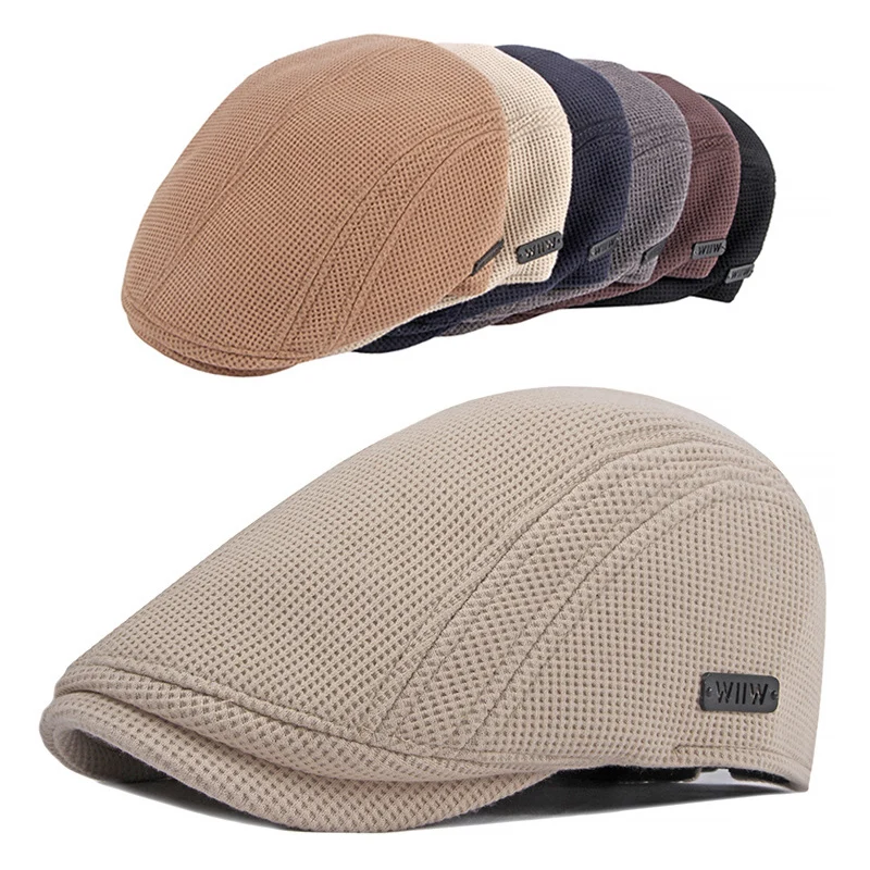 Новый модный клетчатый берет Универсальный Классический с небольшими
