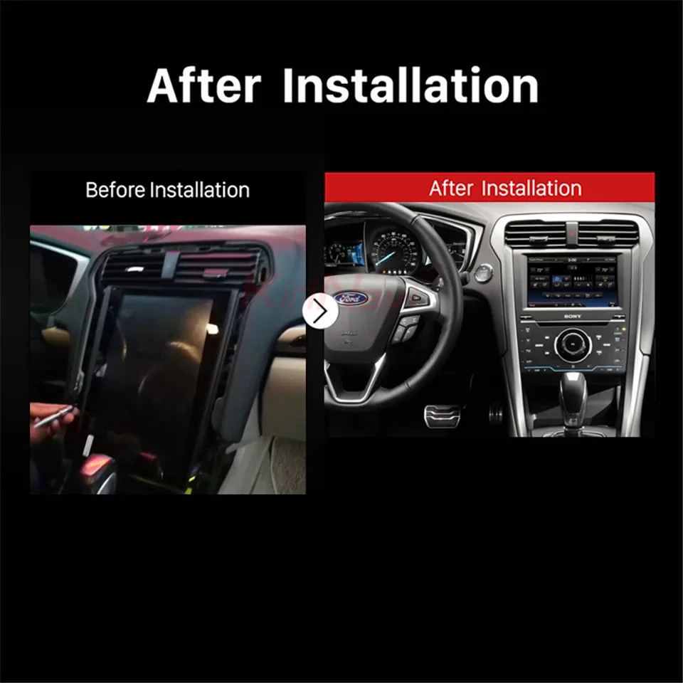 Вертикальный экран KiriNavi для Ford Mondeo 2013-2017 Android 11 автомагнитола GPS навигация
