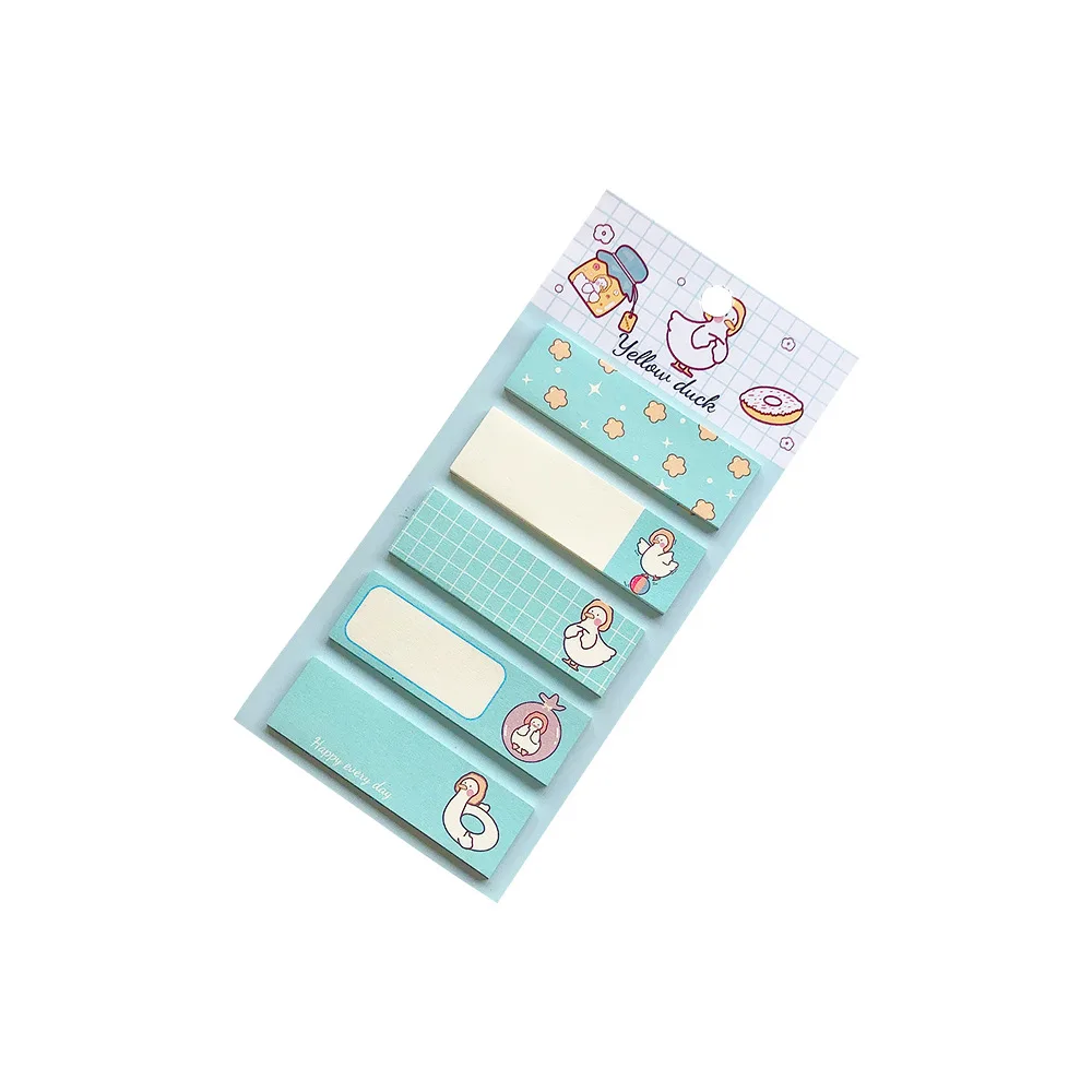 Korean Creativity Sticky Notes Cartoon Girly Heart Memo Pads Student Message Notebook Tearable Kawaii Stationery Japanese School |