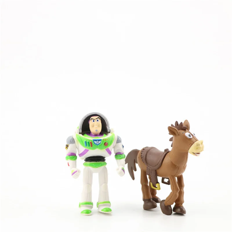 

7pcs Disney Woody Toy Story 4 Pixar Buzz Lightyear Jessie Forky Action Figure Dolls Model Children's Christmas Gift Toy for Kids