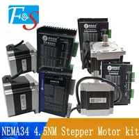 cnc router kit original leadshine nema34 4 5nm 86cm345 stepper motordm870dm860ma860cdma860h stepper motor driver