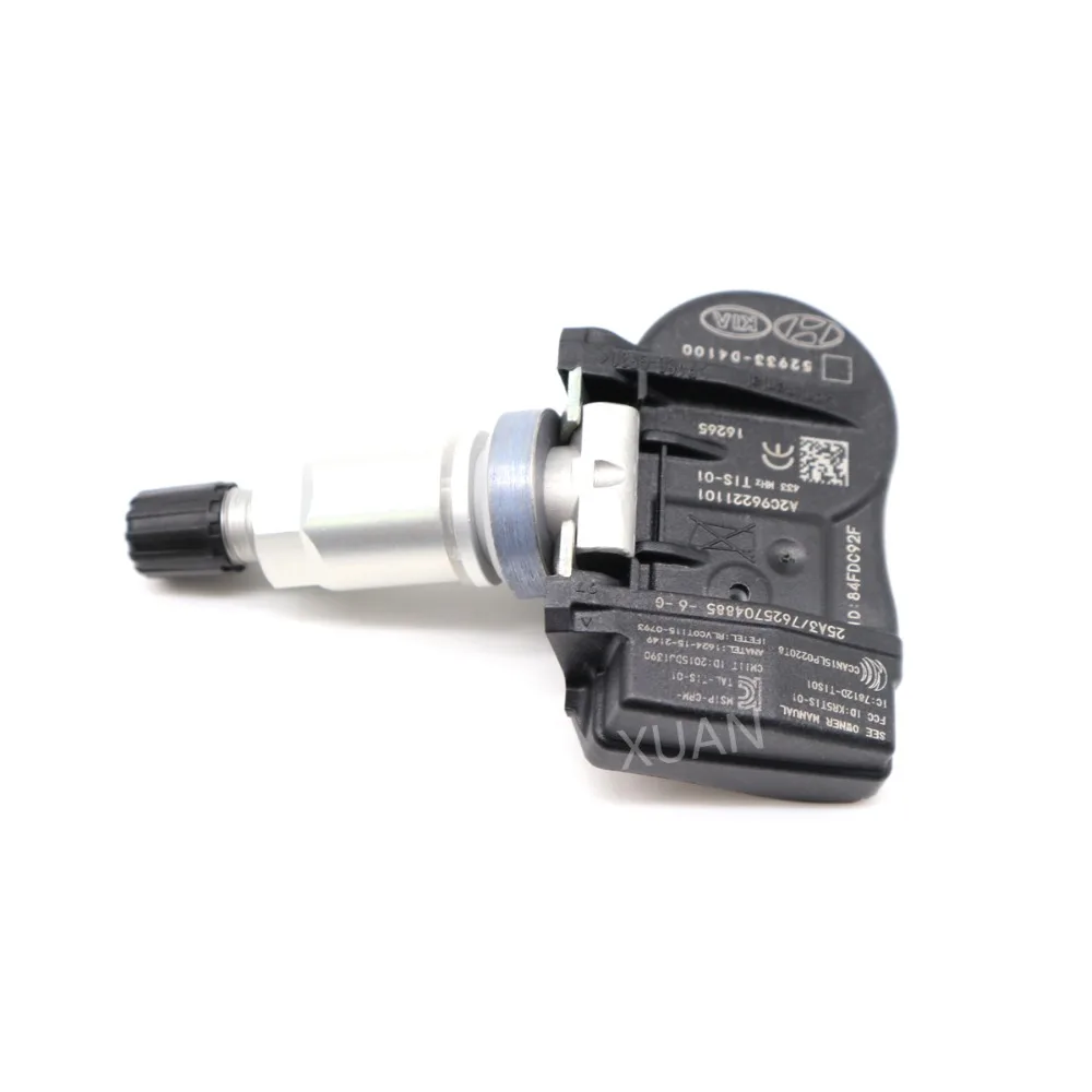 XUAN 1 шт. датчик давления в шинах TPMS сенсор 52933-F2000 для hyundai Elantra i30 Ioniq Kona Kia Niro Optima Sportage