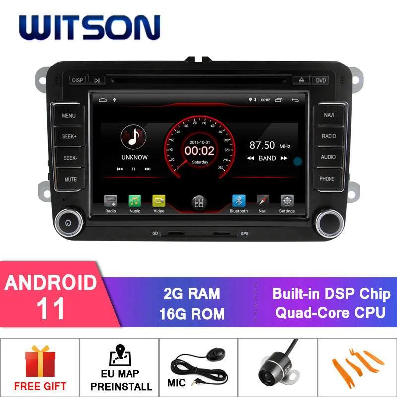Автомагнитола WITSON на Android 11 автомобильная DVD-навигация для VOLKSWAGEN серии (новая
