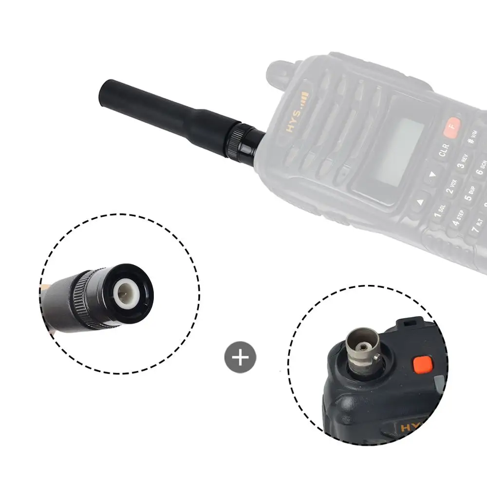 

Mini BNC VHF UHF Dual Band Soft Antenna For Icom IC-V8 IC-V80 IC-V82 IC-U82 Walkie Talkie