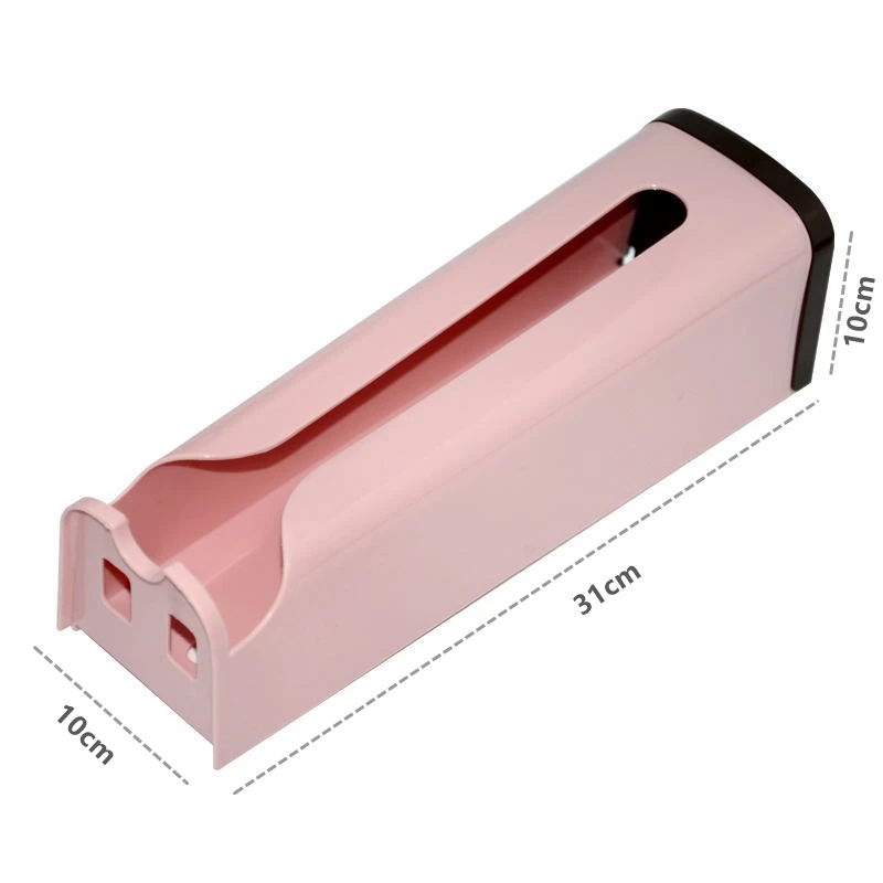 

Plastic Garbag Bag Holder Creative Kitchen Bathroom Accessories Wall Mounted Trash Bag Storage Box Cotton Pad Container Home