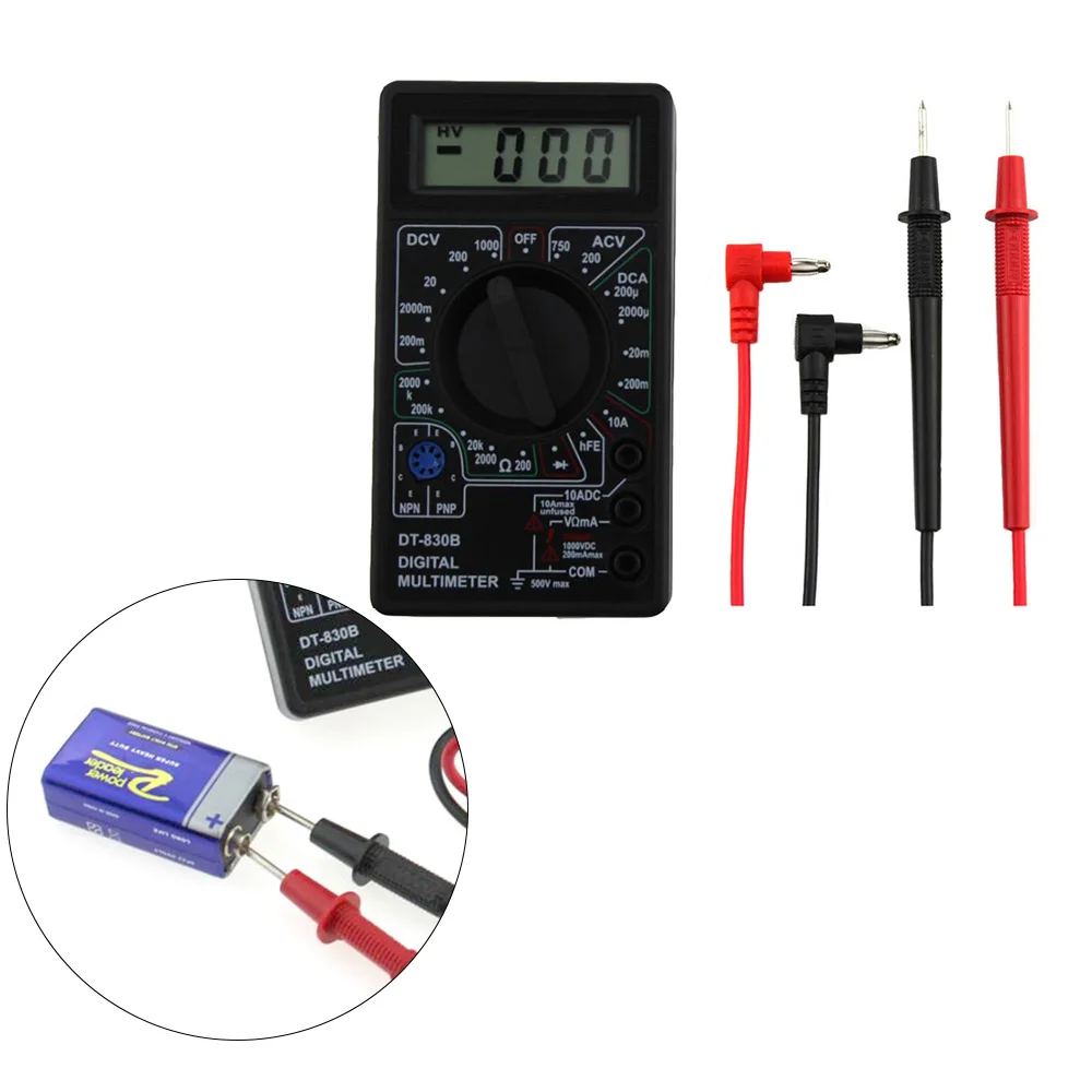 Цифровой мультиметр Urijk DT830B 750/1000 В переменного/постоянного тока вольтметр