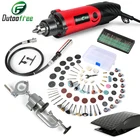 Электрическая мини-дрель, 240 Вт, с 6 позициями регулировки скорости, в стиле Dremel