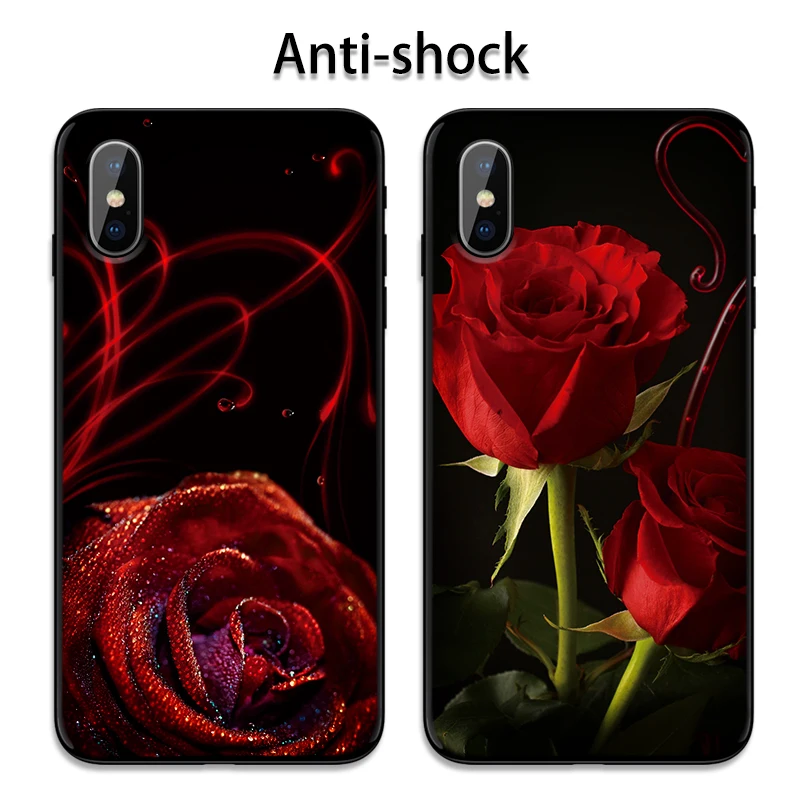flower Case For Samsung Galaxy A7 2018 Phone Cover Silicone A8 A9 A750 A750F 6.0 Inch | Мобильные телефоны и аксессуары