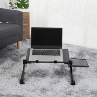 adjustable portable folding laptop desk aluminum laptop computer table stand ergonomic vented tv useful furniture living room